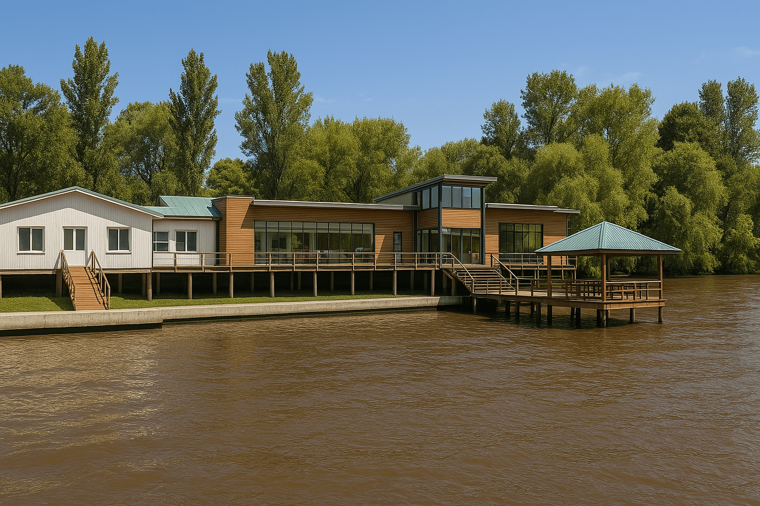 Render de paisajismo arquitectónico
